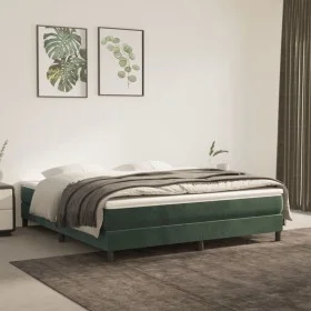 Dunkelgrüne Taschenfederkernmatratze aus Samt, 160 x 200 x 20 cm von vidaXL, Matratzen - Ref: Foro24-347831, Preis: 257,23 €,...