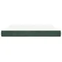 Colchón muelles ensacados terciopelo verde oscuro 160x200x20 cm de vidaXL, Colchones - Ref: Foro24-347831, Precio: 256,60 €, ...