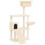 Cat scratching post with cream sisal posts 131 cm by vidaXL, Cat furniture - Ref: Foro24-171603, Price: 61,03 €, Discount: %