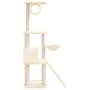 Cat scratching post with cream sisal posts 131 cm by vidaXL, Cat furniture - Ref: Foro24-171603, Price: 61,03 €, Discount: %