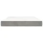 Light gray velvet pocket spring mattress 140x200x20cm by vidaXL, Mattresses - Ref: Foro24-347808, Price: 222,85 €, Discount: %