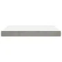 Light gray velvet pocket spring mattress 140x200x20cm by vidaXL, Mattresses - Ref: Foro24-347808, Price: 222,85 €, Discount: %
