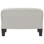 Fußstütze aus hellgrauem Mikrofaserstoff, 60 x 50 x 41 cm von vidaXL, Osmanen - Ref: Foro24-349342, Preis: 54,34 €, Rabatt: %