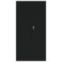 Armario archivador de acero negro 90x40x220 cm