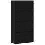 Armario archivador de acero negro 90x40x220 cm