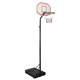 Canasta de baloncesto polietileno blanco 282-352 cm