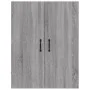Sonoma grauer Hängeschrank aus Holzwerkstoff, 69,5 x 34 x 90 cm von vidaXL, Schließfächer und Lagerschränke - Ref: Foro24-817...