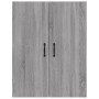 Sonoma grauer Hängeschrank aus Holzwerkstoff, 69,5 x 34 x 90 cm von vidaXL, Schließfächer und Lagerschränke - Ref: Foro24-817...