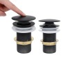 Ablaufschub ohne Überlauffunktion schwarz 6,4x6,4x9,1 cm von vidaXL, Wasserhähne - Ref: Foro24-149061, Preis: 15,90 €, Rabatt: %