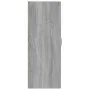 Sonoma grauer Hängeschrank aus Holzwerkstoff, 69,5 x 34 x 90 cm von vidaXL, Schließfächer und Lagerschränke - Ref: Foro24-817...