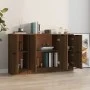 Sideboards 3 Stück Eichenbraunes Sperrholz von vidaXL, Sideboards - Ref: Foro24-3115851, Preis: 149,11 €, Rabatt: %