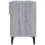 Mueble zapatero madera contrachapada gris Sonoma 102x35x55 cm de vidaXL, Zapateros y organizadores de calzado - Ref: Foro24-8...