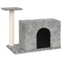 Katzenkratzbaum mit hellgrauen Sisalstämmen 51 cm von vidaXL, Katzenmöbel - Ref: Foro24-171586, Preis: 31,38 €, Rabatt: %