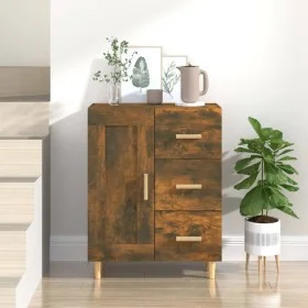 Anrichte aus geräuchertem eichenfarbigem Sperrholz 69,5x34x90 cm von vidaXL, Sideboards - Ref: Foro24-817369, Preis: 83,61 €,...