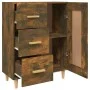 Smoked oak plywood sideboard 69.5x34x90 cm by vidaXL, Sideboards - Ref: Foro24-817369, Price: 83,59 €, Discount: %