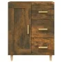 Smoked oak plywood sideboard 69.5x34x90 cm by vidaXL, Sideboards - Ref: Foro24-817369, Price: 83,59 €, Discount: %