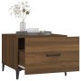 Couchtisch mit eichenbraunen Metallbeinen 50x50x40 cm von vidaXL, Couchtisch - Ref: Foro24-817541, Preis: 36,91 €, Rabatt: %