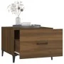 Couchtisch mit eichenbraunen Metallbeinen 50x50x40 cm von vidaXL, Couchtisch - Ref: Foro24-817541, Preis: 36,91 €, Rabatt: %