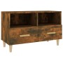 TV-Schrank aus geräuchertem Eichensperrholz, 80 x 36 x 50 cm von vidaXL, TV-Möbel - Ref: Foro24-817489, Preis: 47,29 €, Rabat...