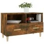 Mueble para TV madera contrachapada roble ahumado 80x36x50 cm de vidaXL, Muebles TV - Ref: Foro24-817489, Precio: 46,90 €, De...