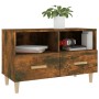 TV-Schrank aus geräuchertem Eichensperrholz, 80 x 36 x 50 cm von vidaXL, TV-Möbel - Ref: Foro24-817489, Preis: 47,29 €, Rabat...