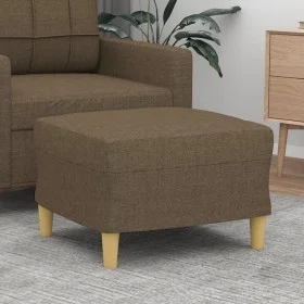 Brown fabric footstool 60x50x41 cm by vidaXL, Ottomans - Ref: Foro24-349266, Price: 53,47 €, Discount: %