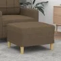 Fußhocker aus braunem Stoff, 60 x 50 x 41 cm von vidaXL, Osmanen - Ref: Foro24-349266, Preis: 53,43 €, Rabatt: %