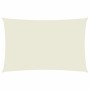 Toldo de vela rectangular tela Oxford color crema 2x5 m