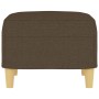 Brown fabric footstool 60x50x41 cm by vidaXL, Ottomans - Ref: Foro24-349266, Price: 54,27 €, Discount: %