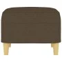 Fußhocker aus braunem Stoff, 60 x 50 x 41 cm von vidaXL, Osmanen - Ref: Foro24-349266, Preis: 53,43 €, Rabatt: %