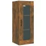 Armario de pared colgante roble ahumado 34,5x34x90 cm de vidaXL, Aparadores - Ref: Foro24-817447, Precio: 51,84 €, Descuento: %