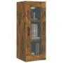 Armario de pared colgante roble ahumado 34,5x34x90 cm de vidaXL, Aparadores - Ref: Foro24-817447, Precio: 51,84 €, Descuento: %