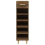 Schuhschrank aus braunem Eichensperrholz 30x35x105 cm von vidaXL, Schuhregale und Schuhorganisatoren - Ref: Foro24-817563, Pr...