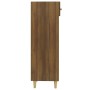 Schuhschrank aus braunem Eichensperrholz 30x35x105 cm von vidaXL, Schuhregale und Schuhorganisatoren - Ref: Foro24-817563, Pr...