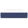 Colchón de muelles ensacados tela azul 90x200x20 cm de vidaXL, Colchones - Ref: Foro24-347720, Precio: 147,46 €, Descuento: %