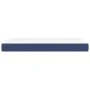 Colchón de muelles ensacados tela azul 90x200x20 cm de vidaXL, Colchones - Ref: Foro24-347720, Precio: 147,46 €, Descuento: %