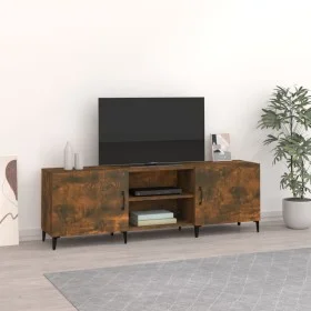 Smoked oak engineered wood TV cabinet 150x30x50 cm by vidaXL, TV Furniture - Ref: Foro24-817504, Price: 86,79 €, Discount: %