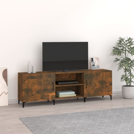 TV-Schrank aus geräuchertem Eichenholzwerkstoff, 150 x 30 x 50 cm von vidaXL, TV-Möbel - Ref: Foro24-817504, Preis: 88,22 €, ...