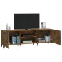 TV-Schrank aus geräuchertem Eichenholzwerkstoff, 150 x 30 x 50 cm von vidaXL, TV-Möbel - Ref: Foro24-817504, Preis: 88,22 €, ...