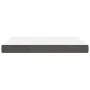 Colchón muelles ensacados terciopelo gris oscuro 140x200x20 cm de vidaXL, Colchones - Ref: Foro24-347809, Precio: 210,49 €, D...