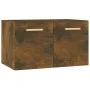 Wandschrank aus geräuchertem Eichenholzwerkstoff, 60 x 36,5 x 35 cm von vidaXL, Schließfächer und Lagerschränke - Ref: Foro24...