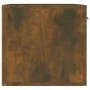 Smoked oak engineered wood wall cabinet 60x36.5x35 cm by vidaXL, Lockers and storage cabinets - Ref: Foro24-817597, Price: 35...