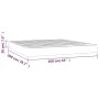 Pocket spring mattress cream fabric 160x200x20 cm by vidaXL, Mattresses - Ref: Foro24-347819, Price: 253,01 €, Discount: %