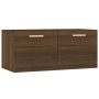 Brown oak engineered wood wall cabinet 80x35x36.5 cm by vidaXL, Shelves and shelves - Ref: Foro24-817605, Price: 42,59 €, Dis...