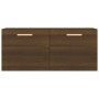 Brown oak engineered wood wall cabinet 80x35x36.5 cm by vidaXL, Shelves and shelves - Ref: Foro24-817605, Price: 42,59 €, Dis...