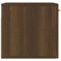 Brown oak engineered wood wall cabinet 80x35x36.5 cm by vidaXL, Shelves and shelves - Ref: Foro24-817605, Price: 42,59 €, Dis...