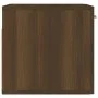 Brown oak engineered wood wall cabinet 80x35x36.5 cm by vidaXL, Shelves and shelves - Ref: Foro24-817605, Price: 42,16 €, Dis...
