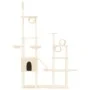 Cat scratching post with cream sisal posts 279 cm by vidaXL, Cat furniture - Ref: Foro24-171615, Price: 99,41 €, Discount: %