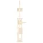 Cat scratching post with cream sisal posts 279 cm by vidaXL, Cat furniture - Ref: Foro24-171615, Price: 99,41 €, Discount: %