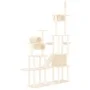 Cat scratching post with cream sisal posts 279 cm by vidaXL, Cat furniture - Ref: Foro24-171615, Price: 99,41 €, Discount: %